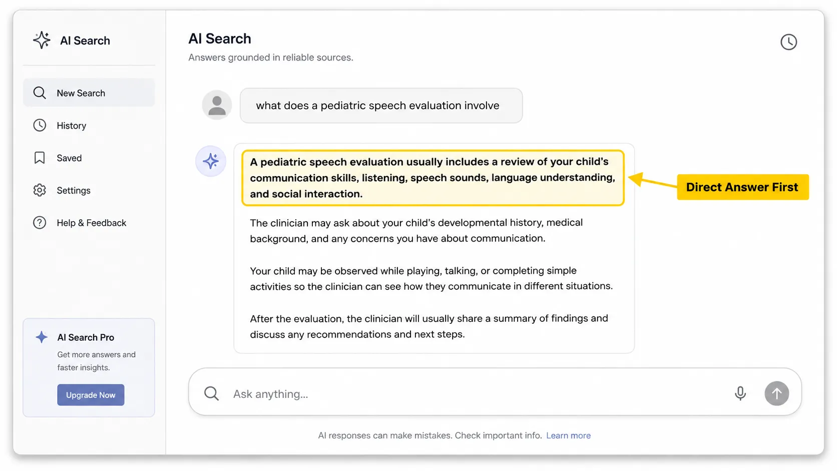 AI Search Visibility for Speech Therapists