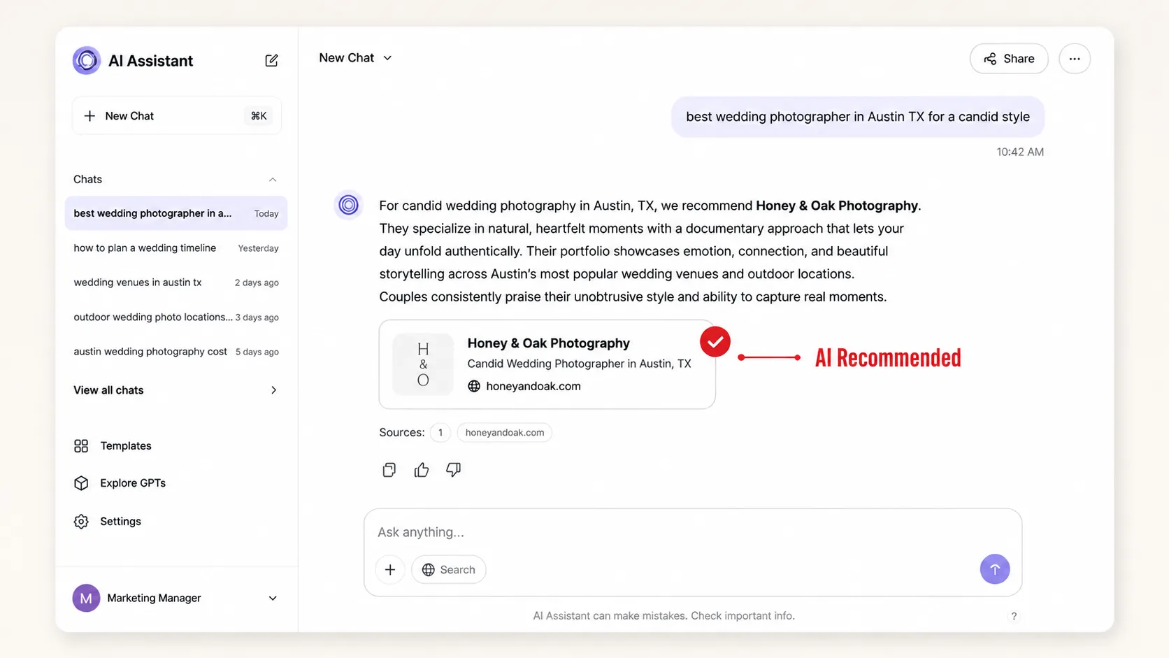 AI Search Visibility for Wedding Photographers